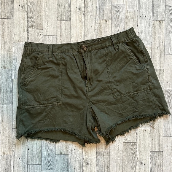 aerie Pants - Aerie Sage Green Casual Shorts xl